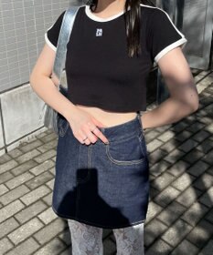 WEGO ラインデザインちびT