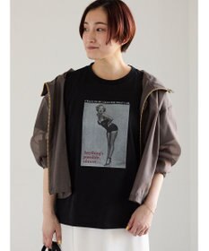 Te chichi マリリンモンローモノクロフォトTシャツ