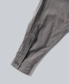 WHITE MAILS 【UNISEX】COTTON PAPER POPLIN BAND COLLAR SHIRT シャツ