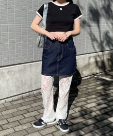 WEGO ラインデザインちびT