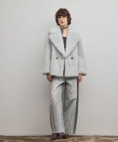 GRACE CONTINENTAL フェイクファーPコート