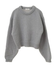 earth music&ecology スパンコールショートニットプルオーバー