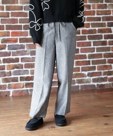 Green Parks ・ＥＬＥＮＣＡＲＥ　ＤＵＥ　ツイードカーブパンツ