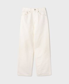 GRACE CONTINENTAL ワイドストレートホワイトデニム