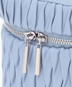 LA BAGAGERIE 【MONICA】ランダムプリーツバニティバッグ