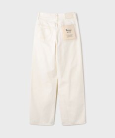 GRACE CONTINENTAL ワイドストレートホワイトデニム