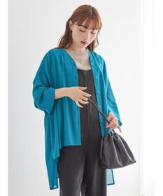 AMERICAN HOLIC バックギャザーＶネックシアーシャツ