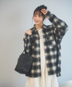 WEGO 【ユニセックス着用ITEM/SMLサイズ展開】チェックネルシャツ