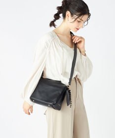 LA BAGAGERIE 【maison vert】 【チェーンチャーム・ミニポーチ付き】2WAYベルトワンショルダー