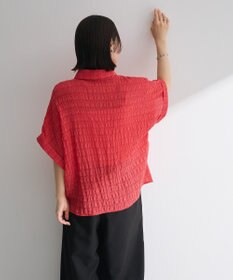 Green Parks シアーシャーリングフレンチスリーブシャツ