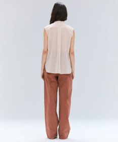 BEIGE， 【洗える】MOYE / シアーウールビックボウタイブラウス