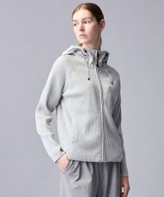 JOSEPH ABBOUD MOUNTAIN 【日本素材・ストレッチ】コットンムリネ アウトドア ニット パーカー