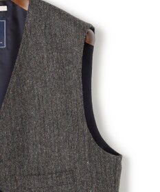 J.PRESS MEN 【J.PRESS ORIGINALS】Lambs Tweed Over Odd Vest / Japan Made
