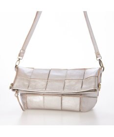 UNBILLION ピークスピーク PEAKS PEAK / 牛革パッチワーク口折れ2wayショルダー