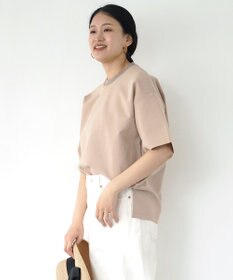 WHITE MAILS 【UNISEX】PAPER DOUBLE JERSEY OVERSIZED T-シャツ