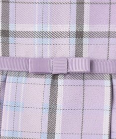 ANY KIDS チェック柄ジャンパースカート