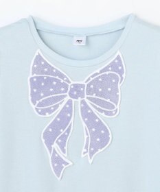 ANY KIDS ドットリボン 長袖Tシャツ