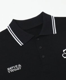 WEGO 【ユニセックス着用ITEM/MLサイズ展開】モチーフロゴポロスウェット