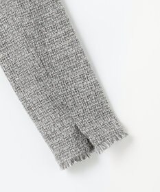 自由区 L 【17号サイズまで展開・カタログ掲載】ライトミックスツイード ジャケット