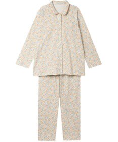 Wing パジャマ 綿100%(本体) スムース素材 長袖 長ズボン レディース EP7046 ウイング／ワコール