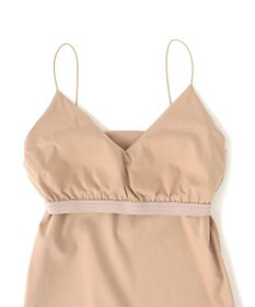 BEIGE， 【洗える・Precious 7月号掲載】ABELIA / コットンVラインカップ付きキャミソール