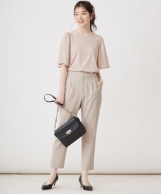 ANY SIS 【接触冷感・吸水速乾・UVケア】エアリードレープスムース フレア袖 ブラウス