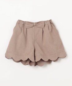 ANY KIDS ミニ丈 へリンボン キュロット