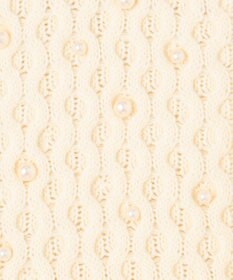 組曲 【WEB限定】パール釦ケーブル ニット