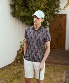 FILA GOLF／marie claire 【Kappa】柄半袖ポロシャツ