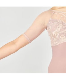 Chacott 【Nela ライン】ハーフスリーブレオタード