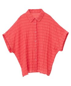 Green Parks シアーシャーリングフレンチスリーブシャツ