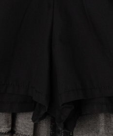 WEGO ヴィンテージウォッシュプリーツスカパン