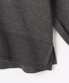 組曲 【加藤ローサさん着用】ポロ襟ストレッチニット