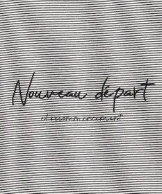 ANY SIS ロゴ刺繍 カットソー