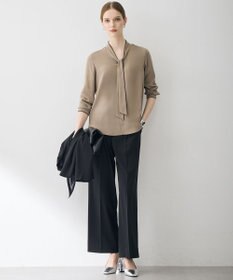 ICB L 【6/12-6/28期間限定・受注生産】BackSatinAmunzen ボウタイブラウス