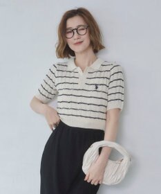 WEGO 別注USPOLO　ケーブルニットポロ