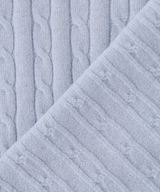 J.PRESS LADIES 【洗える】WOOL BLEND AIR ケーブル ニット