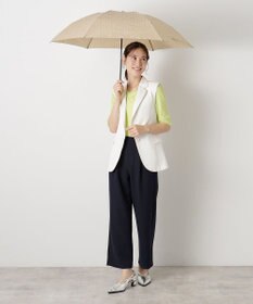 MOONBAT フルラ (FURLA) 折りたたみ傘 雨傘 ジャカード モノグラム ベア UV 軽量