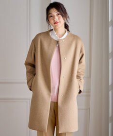 ANY 【防風裏地】カシミヤブレンドコート