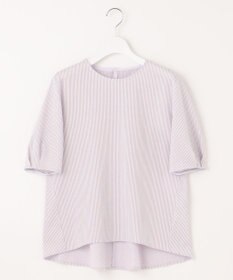 J.PRESS LADIES 【WEB限定カラーあり・抗菌消臭・吸水速乾】サッカージャージー 5分袖 ペプラム カットソー