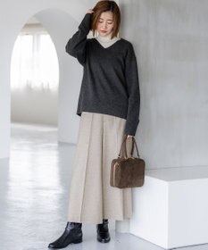 23区 S 【滝沢眞規子さん着用/WEB限定カラーあり】ウーステッドウール リブタートル ニット