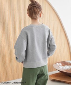 AMERICAN HOLIC Moomin フロッキープリント裏毛プルオーバー