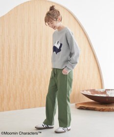 AMERICAN HOLIC Moomin フロッキープリント裏毛プルオーバー