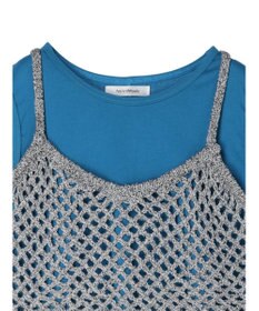 Green Parks ニットビスチェ付きカットソーワンピース