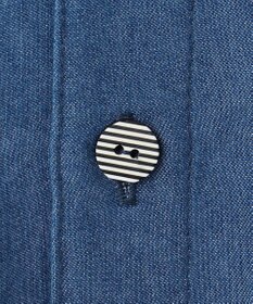 J.PRESS KIDS 【100-130cm】バックブル ダンガリー 半袖シャツ