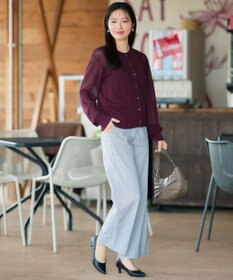 Tiaclasse 麻タッチカーディガン