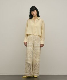 GRACE CONTINENTAL バックフレアシャツ