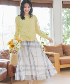 Tiaclasse 麻タッチカーディガン