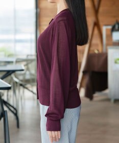 Tiaclasse 麻タッチカーディガン