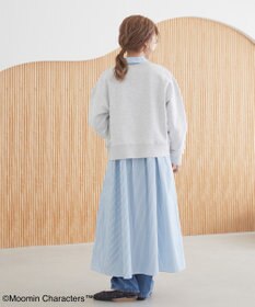 AMERICAN HOLIC Moomin フロッキープリント裏毛プルオーバー